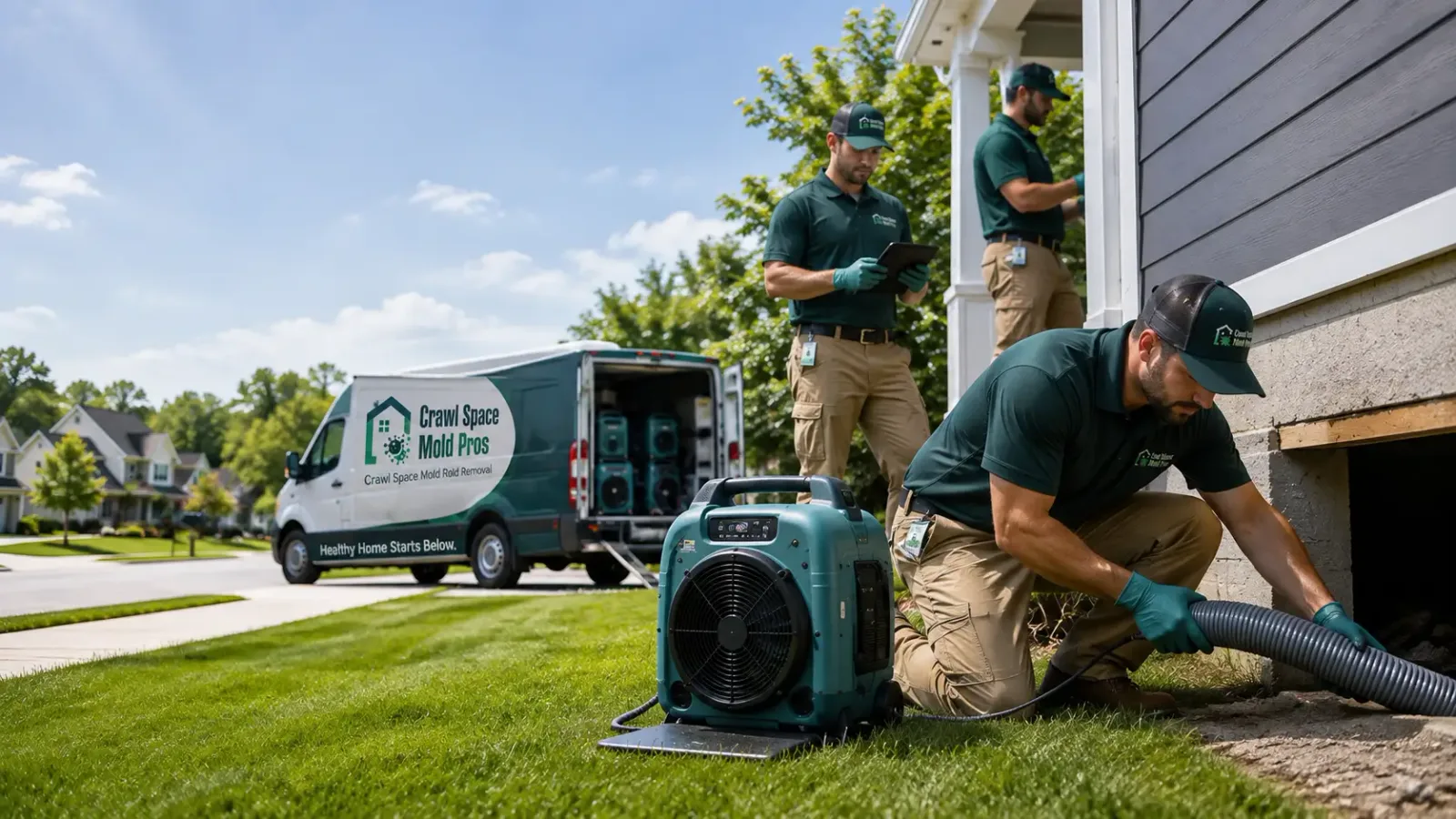 Crawl Space Mold Removal in Central Valley, NY